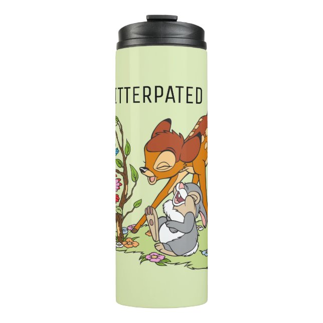 Bambi & Thumper Laughing At Birds Thermal Tumbler (Front)