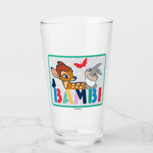 Bambi & Thumper Polka Dot Badge Glass