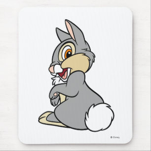 Bambi Thumper rabbit sitting Mouse Pad