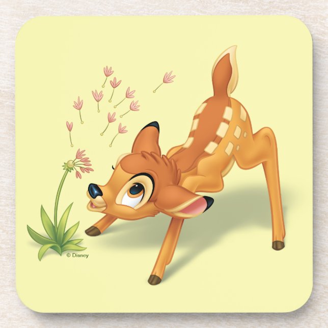 Bambi Watching Dandelion Seeds Fly Coaster (Front)