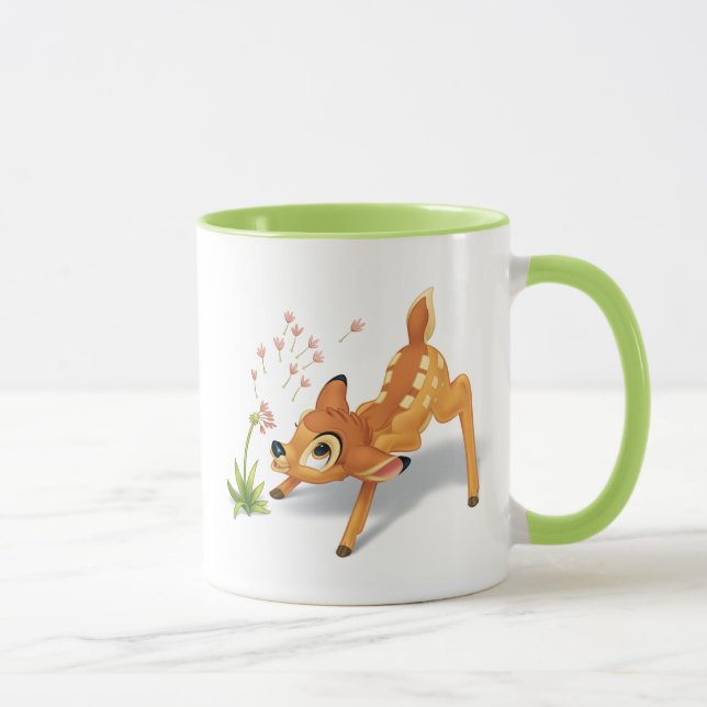 Bambi Watching Dandelion Seeds Fly Mug (Right)