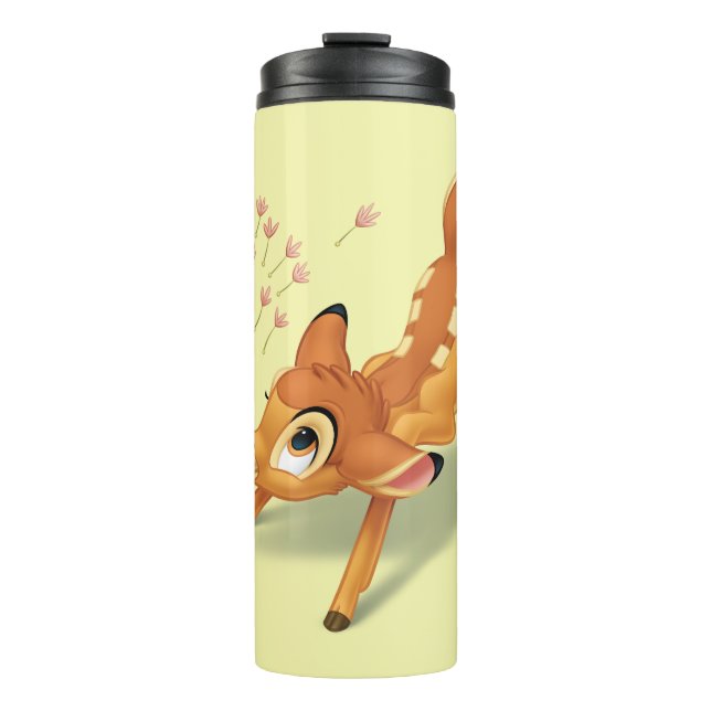 Bambi Watching Dandelion Seeds Fly Thermal Tumbler (Front)