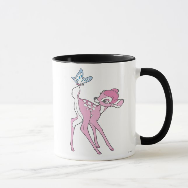 Bambi with a Butterfly on his Tail Mug (Right)
