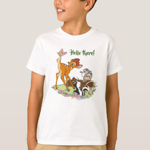 Bambi With Butterfly On Tail T-Shirt