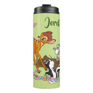 Bambi With Butterfly On Tail Thermal Tumbler