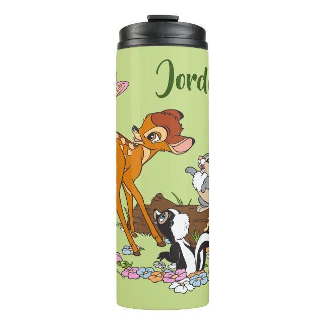 Bambi With Butterfly On Tail Thermal Tumbler (Front)