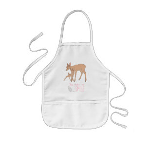 Bambi You Make Me Smile Kids Apron