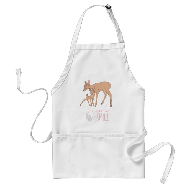 Bambi | You Make Me Smile Standard Apron (Front)