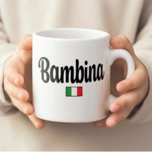 Bambina Italian Flag Mug