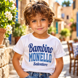 Bambino Monello Funny Italian Little Boy's T-Shirt
