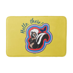 Bambi's Flower & Butterfly Badge Bath Mat