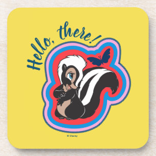 Bambi's Flower & Butterfly Badge Coaster