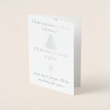 Bambi's Funny Christmas Card