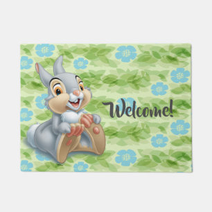 Bambi's Thumper Holding His Feet Doormat