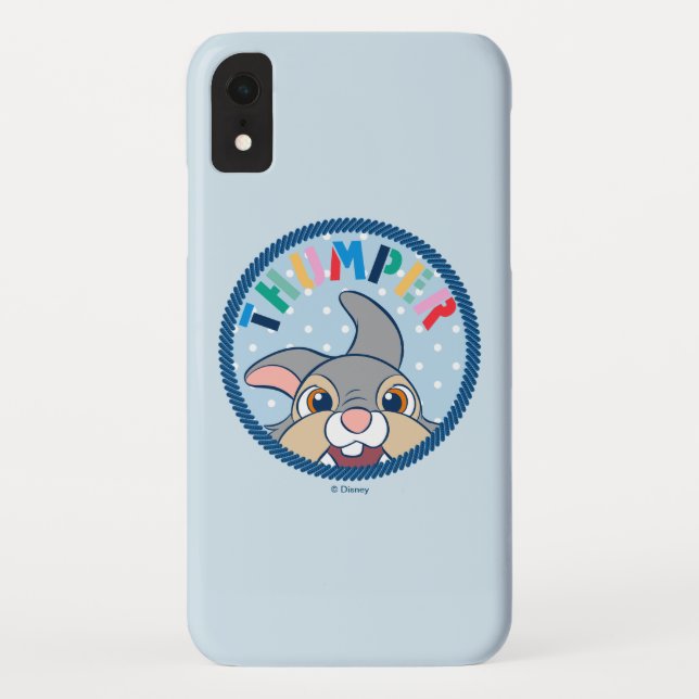 Bambi's Thumper Polka Dot Badge Case-Mate iPhone Case (Back)
