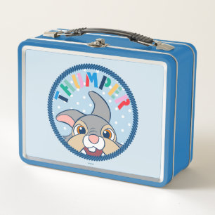 Bambi's Thumper Polka Dot Badge Metal Lunch Box