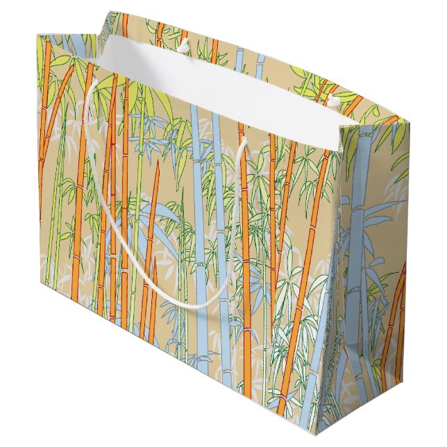 Bamboo 2 large gift bag (Back Angled)