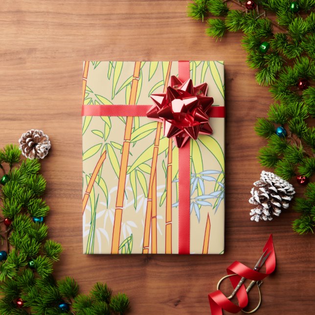 Bamboo 2 wrapping paper (Holiday Gift)