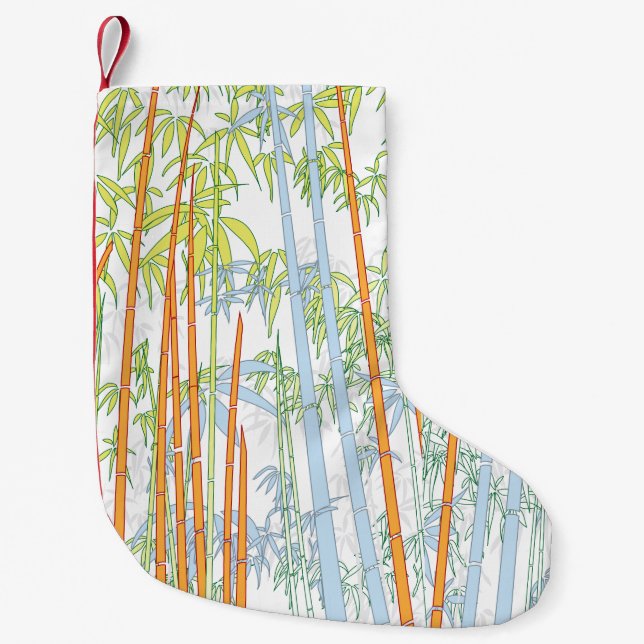 Bamboo 3 small christmas stocking (Front)