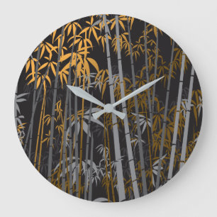 Bamboo 4 large clock
