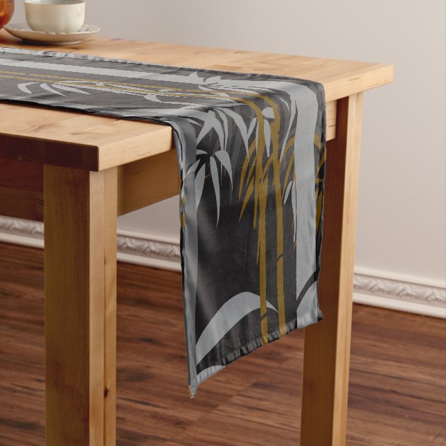 Bamboo 4 short table runner (In Situ)
