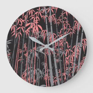 Bamboo 5 large clock
