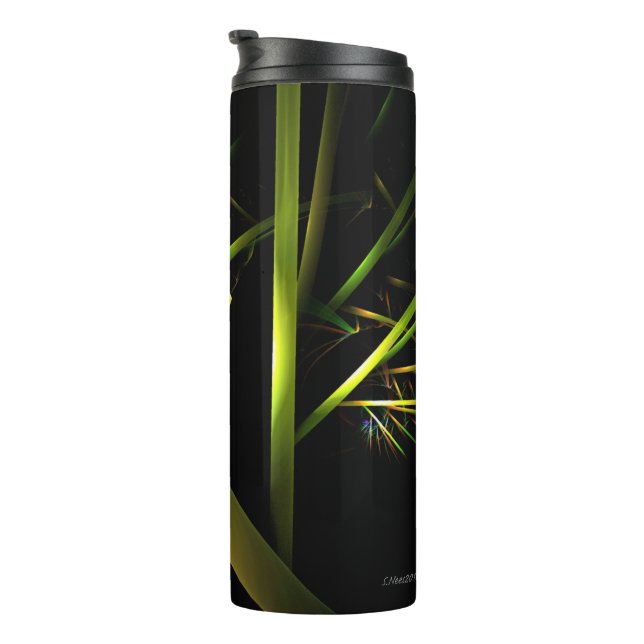Bamboo Abstract Thermal Tumbler (Rotated Right)