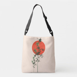 Bamboo and Rising Sun Crossbody Bag