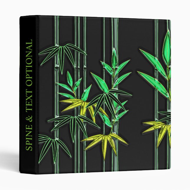 Bamboo Art 3 Options Binder (Front/Spine)