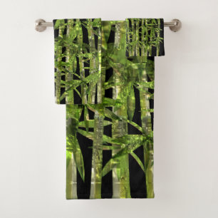 Bamboo Art 4 Bathroom Towel Set