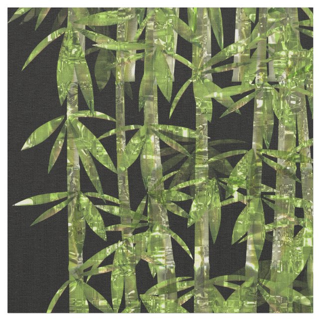 Bamboo Art 4 Custom Fabrics Fabric (Close Up)
