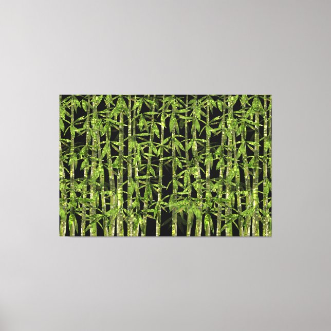 Bamboo Art 4A Canvas Print (Front)