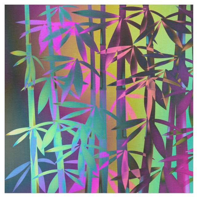Bamboo Art 5 Custom Fabric (Close Up)