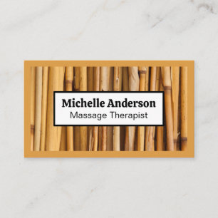 Bamboo Background Business Card