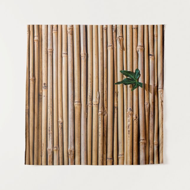 Bamboo barrier screen fence tapestry (Front)