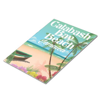 Bamboo Beach Jamaica Notepad