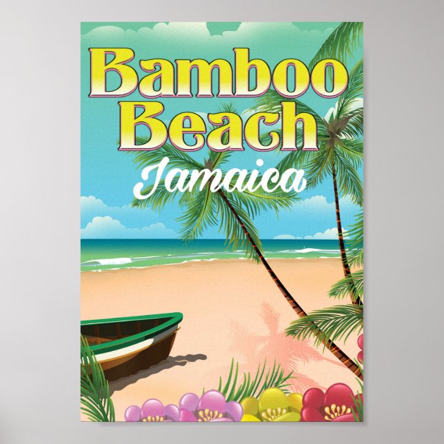 Bamboo Beach Jamaica Poster (Front)