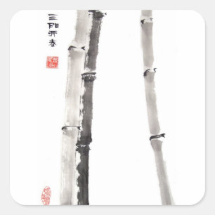 Bamboo Blessing Stickers