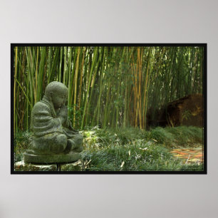 Bamboo Buddha Poster -60x40 -other sizes available