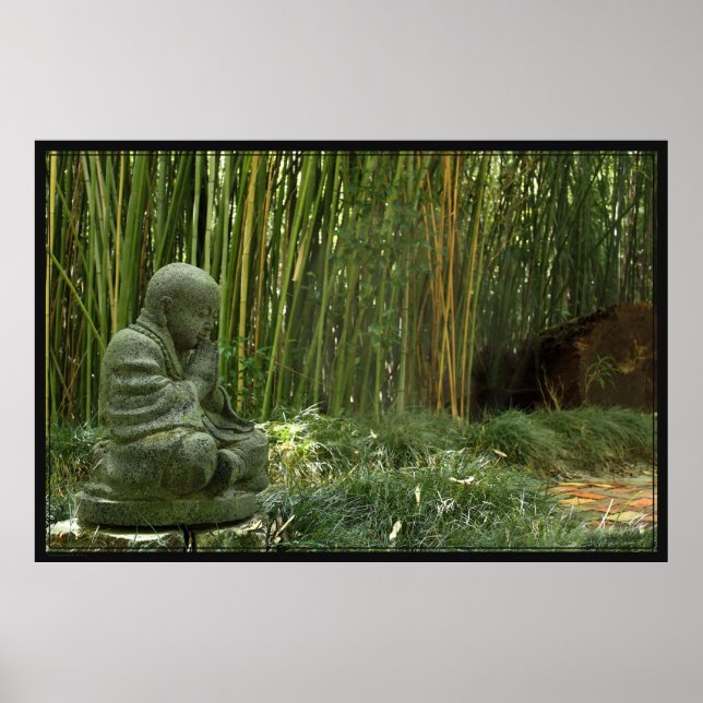 Bamboo Buddha Poster -60x40 -other sizes available (Front)