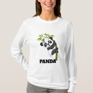 Bamboo Buddy Hangin’ with My Snack Panda Peekaboo T-Shirt