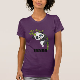 Bamboo Buddy Hangin’ with My Snack Panda Peekaboo T-Shirt