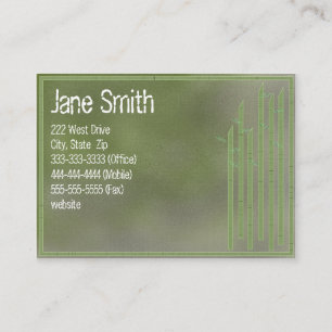 Bamboo Business Cards