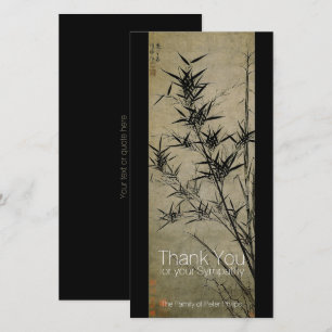 Bamboo Chinese Painting Sympathy Thank You