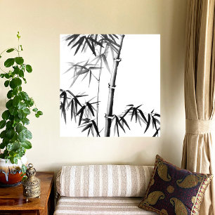 Bamboo - Chinese Style - unframed Canvas Print