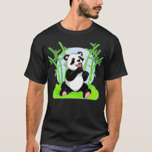 Bamboo Chinese Wildlife Forest Animal Cute Panda B T-Shirt