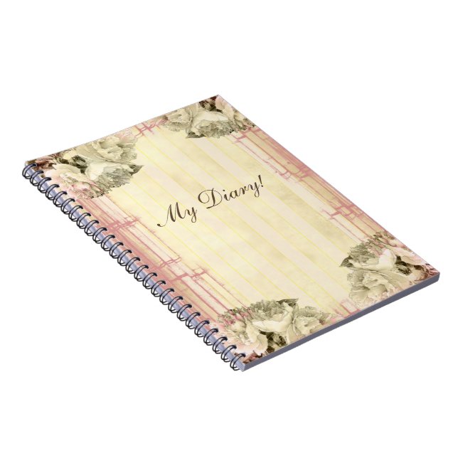 Bamboo & Cream - Notebook (Right Side)