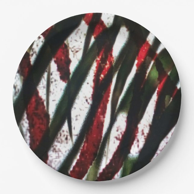 Bamboo Crossing          Paper Plate (Front)