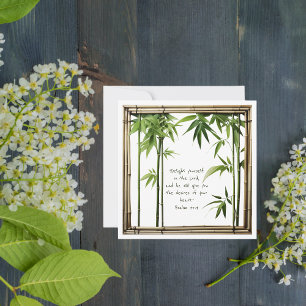 Bamboo Customizable Bibe Verse Flat Card