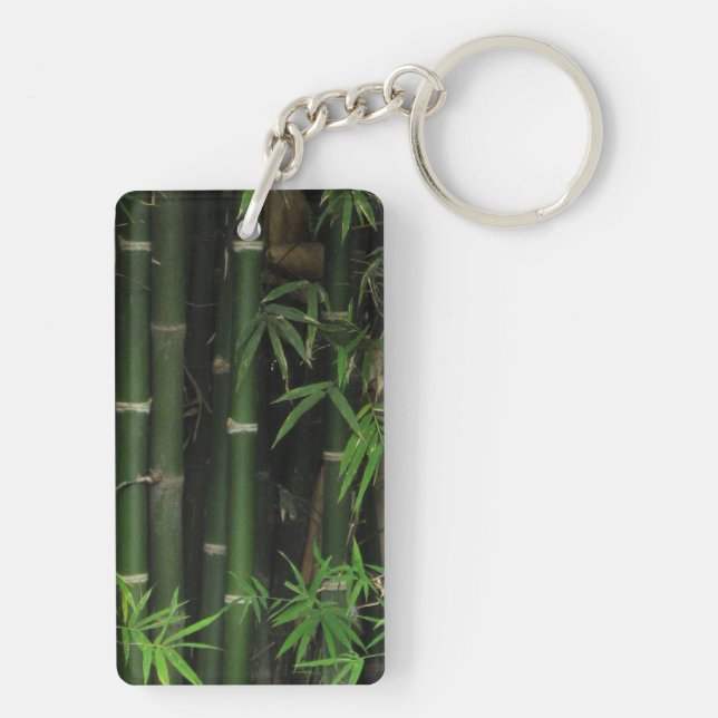 Bamboo ... Fao Rai, Nong Khai, Isaan, Thailand Keychain (Back)